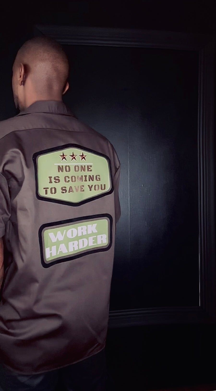 Work Harder Dickies Work Shirt