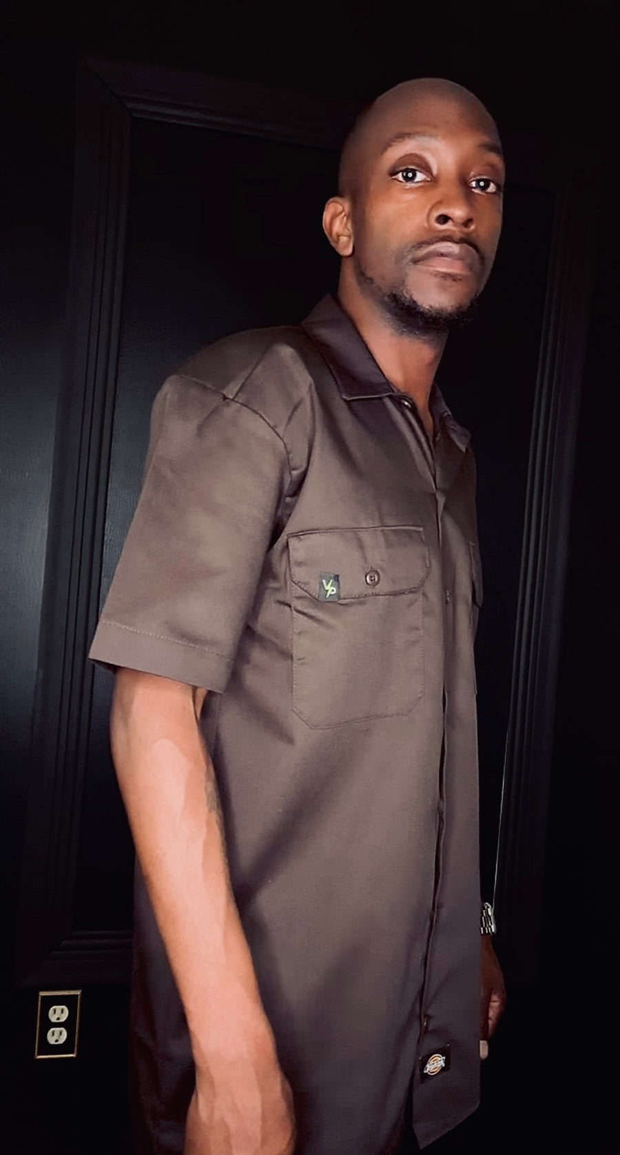 Work Harder Dickies Work Shirt