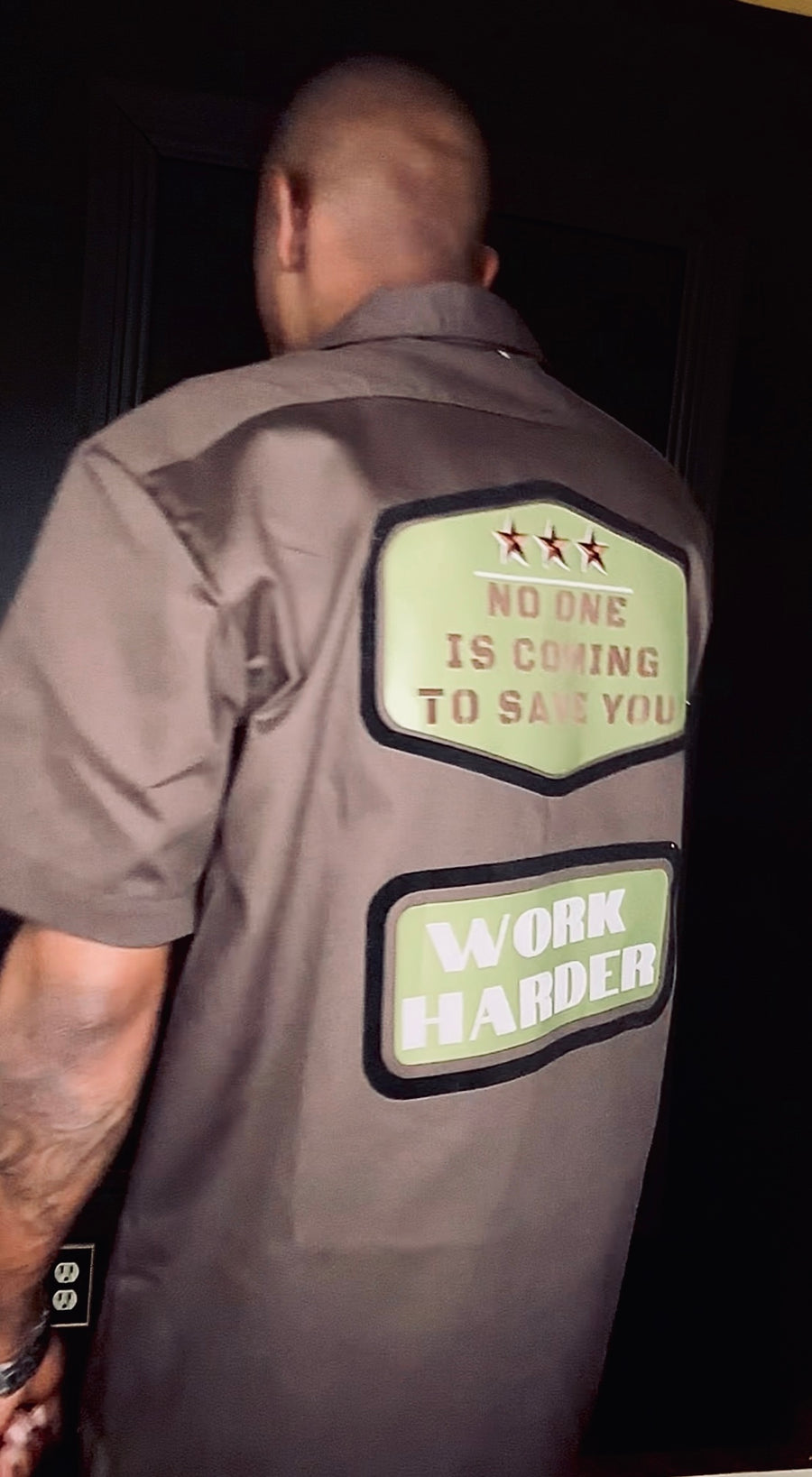 Work Harder Dickies Work Shirt