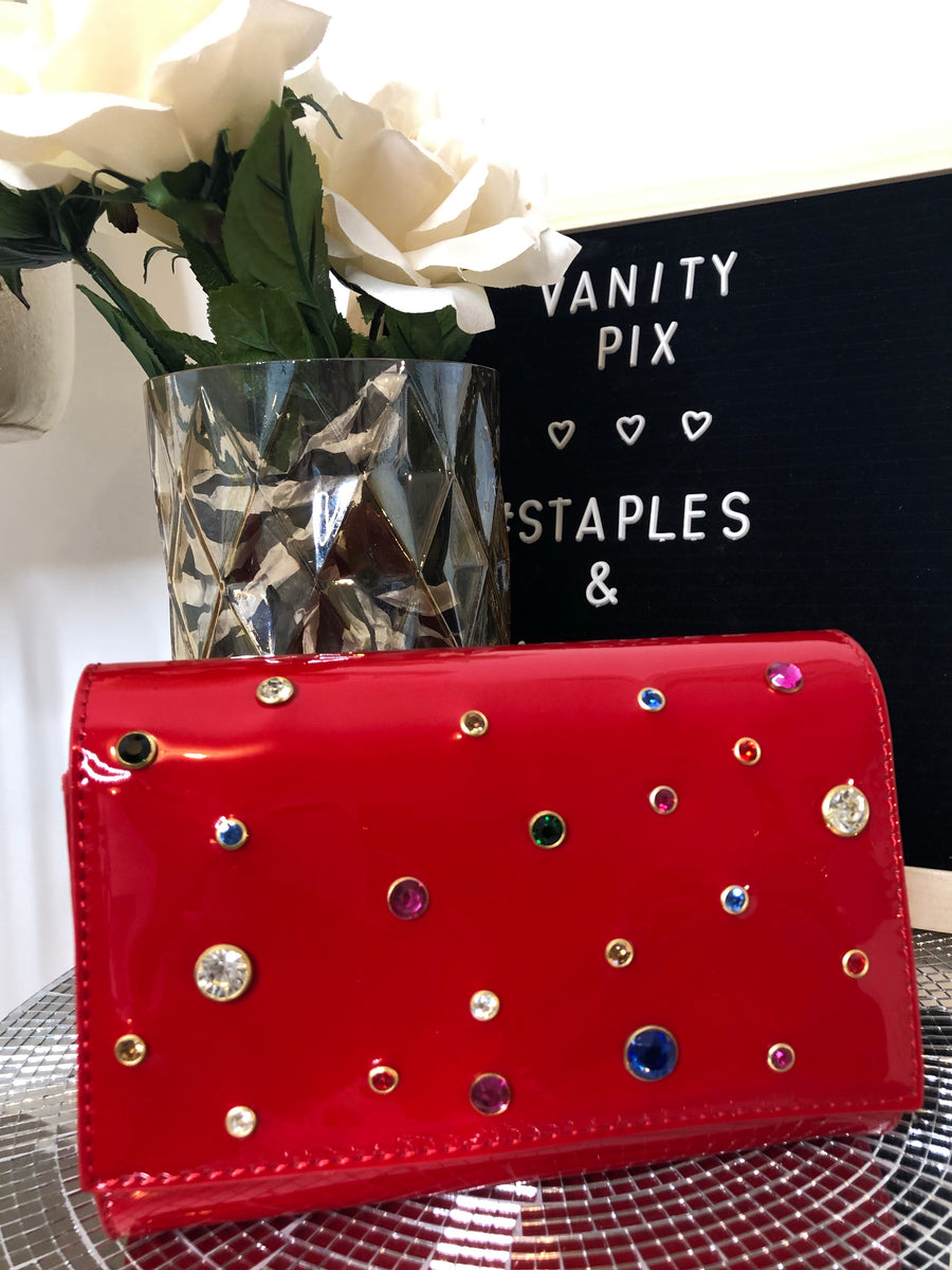 Street Glam Red Waist Bag or Clutch